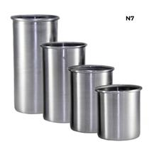 Formas de Alumínio Cilíndrico 4 peças para Velas Artesanais KIT:N09
