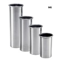 Formas de Alumínio Cilíndrico 4 peças para Velas Artesanais KIT:N09