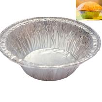 Formas de Alumínio Forneável para Empada Grande 100ml. Caixa com 100 Unidades