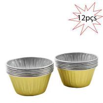 Formas de Alumínio Para Cupcake 6,5 CM com 12 Peças Cozinha - PAULI