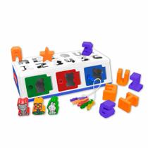 Formas de Encaixe - Caixa Encaixa Letras e Números - Estrela Baby Formas de Encaixe - Caixa Encaixa Letras e Números - Estrela Baby