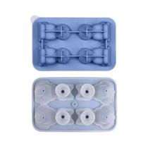 Formas De Gelo De Silicone Em Forma De Gato, 4 Furos, Bandeja De Gelo Em Forma De Animal, Ferramenta