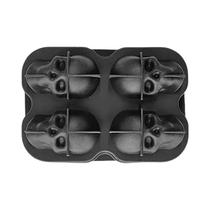 Formas De Gelo Em Silicone 3D De Caveira Rosa Para Chocolate, Moldes De Bola De Gelo Com Funil,