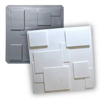Formas De Gesso 3D/Cimento Abs 1Mm - Quadratto 39,5 X 39,5 - Lujp Decorações