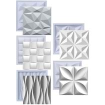 Formas De Gesso 3D Cimento Abs Plástico Molde Placa Esquadro
