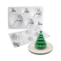 Formas De Silicone Floco De Neve Para Bolo De Natal E Mousse De Chocolate - Utensílios De Cozinha