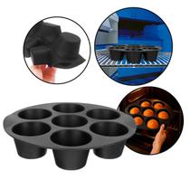 Formas de Silicone para Cupcake Reutilizável 7 Divisões Formas de Silicone para Cupcake Reutilizável 7 Divisões