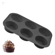 Formas De Silicone Para Cupcakes Redondinha 06 Mini Bolinhos - Art House