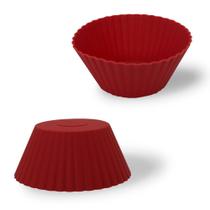 Formas de Silicone para Mini Cupcake Bolo Muffin - 6 unidades - 70ml