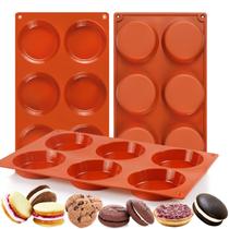 Formas de silicone para ovos/forminhas para muffins, antiaderentes de 6 cavidades Formas de silicone para ovos/forminhas para muffins, antiaderentes de 6 cavidades