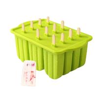 Formas De Silicone Para Picolé, 12 Peças, Sem BPA, Para Sorvete Caseiro, Para Freezer