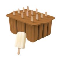 Formas De Silicone Para Picolé, 12 Peças, Sem BPA, Para Sorvete Caseiro, Para Freezer