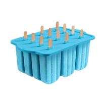 Formas De Silicone Para Picolé Com 12 Cavidades E 50 Palitos Para Picolé, Para Sorvetes Caseiros No
