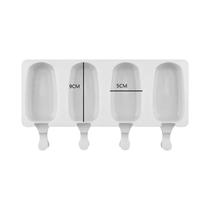 Formas De Silicone Para Picolé Com 8 Cavidades, DIY Para Fazer Sobremesas Caseiras Com Palitos