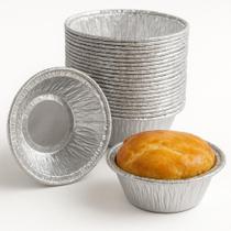 Formas Descartáveis Alumínio 40 micras 200 Unid Forminha De Empadas Formas Descartáveis Alumínio 40 micras 200 Unid Forminha De Empadas