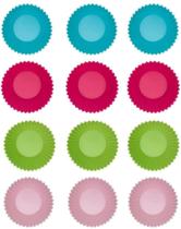 Formas em silicone para muffins redondos mimo style