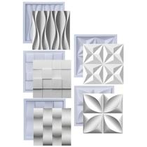 Formas Molde De Gesso 3D E Cimento Plástico Abs Pra Placa 3D