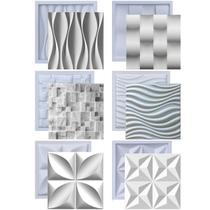 Formas Molde Gesso 3D Cimento Abs Plástico Para Placa Parede Formas Molde Gesso 3D Cimento Abs Plástico Para Placa Parede