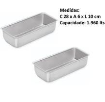 Formas Pão Bolo Inglês Caseiro 28cm Aluminio - 2 Unidades Formas Pão Bolo Inglês Caseiro 28cm Aluminio - 2 Unidades