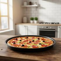 Formas Pizza com Revestimento Antiaderente 29CM ou 36CM Formas Pizza com Revestimento Antiaderente 29CM ou 36CM