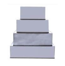 Formas Quadradas 4 Peças Manuais 10cm Alumínio