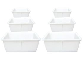 Formas Queijo Mussarela 4kg - 1kg - 500g - Injesul (6 Peças)
