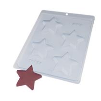 Formas simples para chocolate Bombom Estrela Grande Bwb Cod 10024 Formas simples para chocolate Bombom Estrela Grande Bwb Cod 10024