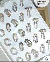 Formas Simples Para Chocolate Toppings Pai Crystal Forming