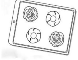 Formas Simples para Sabonete Flor crystal forming Cod:825