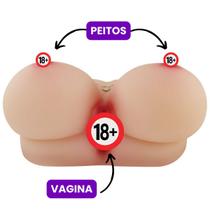Formato Peitos com Vagina Penetrável Masturbador Masculino - Malaysia Collection