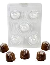 Forminha 3 Partes Silicone Mini Trufa Molde Forma Doces - NoBrand