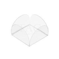 Forminha 4 Pétalas Acetato 3,5x3,5cm Com 50 - Tag Embalagens