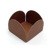 Forminha 4 Petalas Marrom C/50 Marques