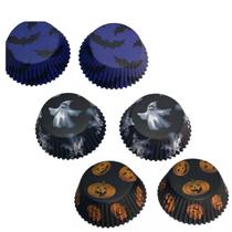 Forminha Cupcake Halloween Pct. C/50 Unidades Sortida