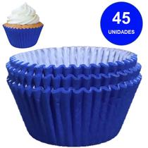Forminha Dafesta Cupcake Forno 0a Azul escuro 45un