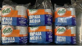 Forminha de alumínio descartável para empada - 100 UNIDADES