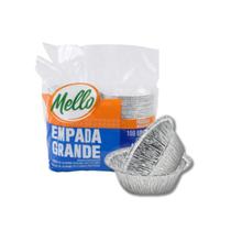 Forminha de Alumínio Forma P/ Empada Grande 100ml. C/ 600 Un. WYDA/MELLO/VABENE Forminha de Alumínio Forma P/ Empada Grande 100ml. C/ 600 Un. WYDA/MELLO/VABENE