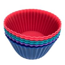 Forminha De Cupcake De Silicone Muffin 6 Und Sortidas - KAEKA