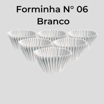 Forminha de Papel Branco N.6 C/ 100uni Festcolor Forminha de Papel Branco N.6 C/ 100uni Festcolor