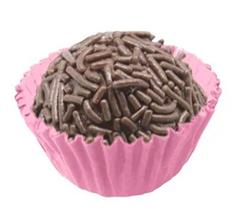 Forminha de Papel N 3 Rosa Cor Dentro e Cor Fora - Ref. 7075 - 100 unidades - Mago - Rizzo