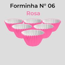 Forminha de Papel Rosa N.6 C/ 100uni Festcolor