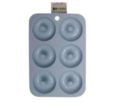 Forminha De Silicone Donuts Azul