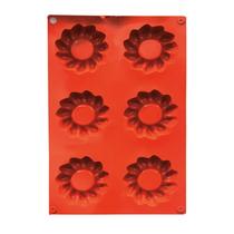 Forminha De Silicone Gelo Bandeja De Biscoito 6 Cavidades - 123Útil