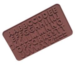Forminha De Silicone Para Balinhas De Gelatina Alfabeto Pequeno