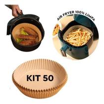 Forminha Descartavel Para Air Fryer Forro De Papel Kit 50Un