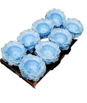 Forminha Doces Flor Azul Claro Aniversário Casamento - 40 un