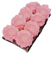 Forminha Doces Flor Rosa Aniversário Casamento - 40 unid