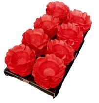 Forminha Doces Flor Vermelha Aniversário Casamento - 40 unid