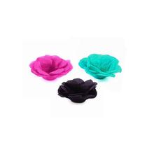 Forminha Flor - Pap Mono - Pink Tiffany Preto - 50 UN - MaxiFormas - Rizzo