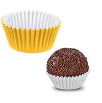 Forminha Forma Papel Docinho N4 Amarela C/10.000 (10Pcts)